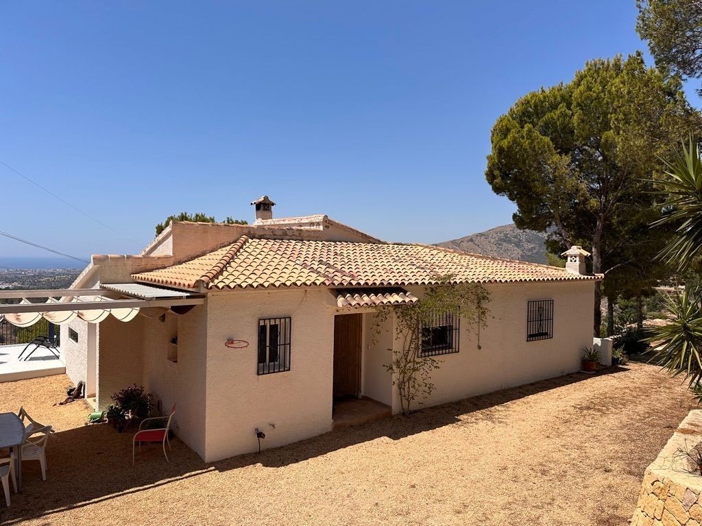 Exterior view of House or chalet for sale in Finestrat  with Private garden, Storage room and Swimming Pool