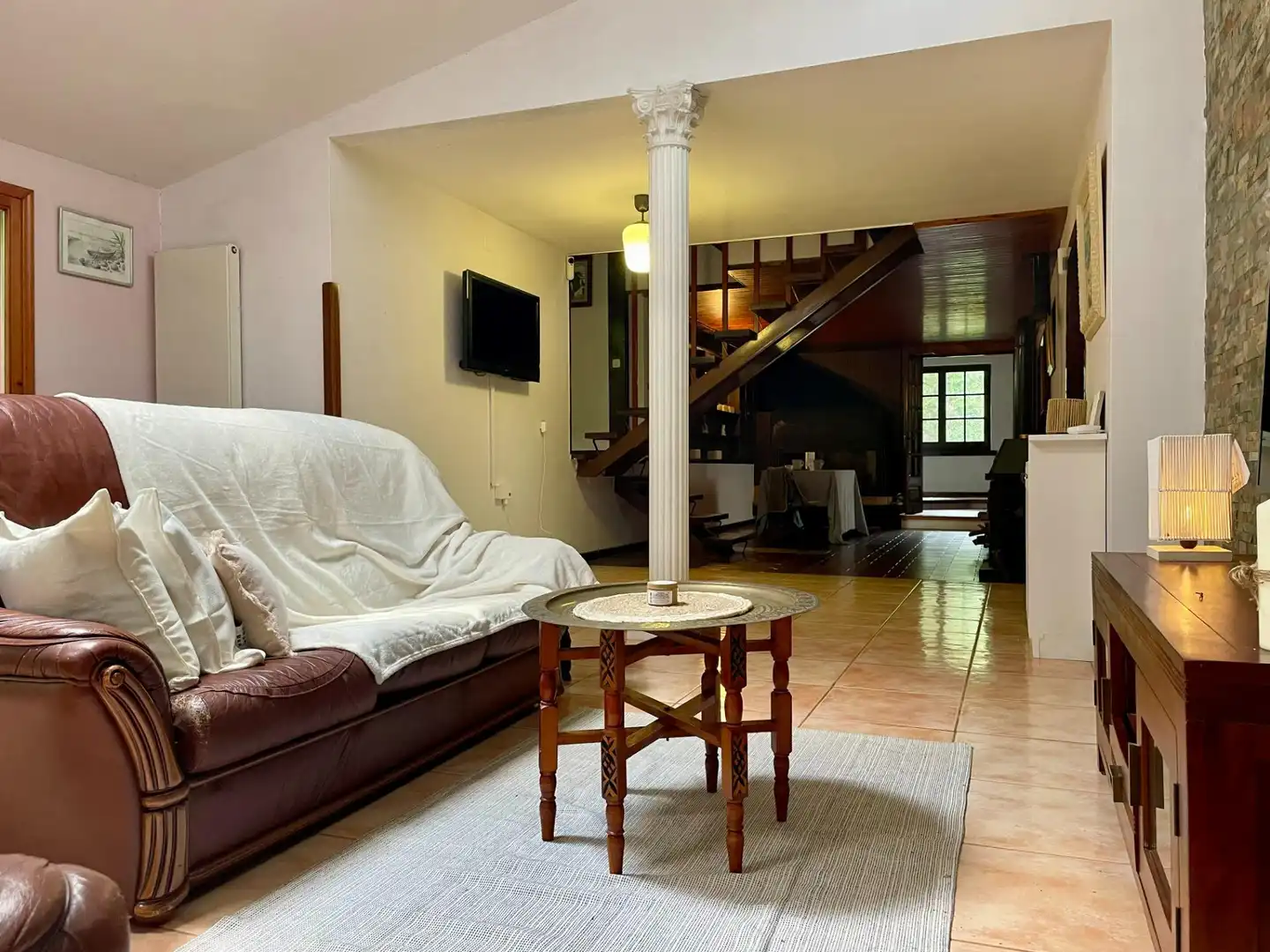 Living room of Houses for sale in Sant Celoni  with Air Conditioner, Heating and Private garden