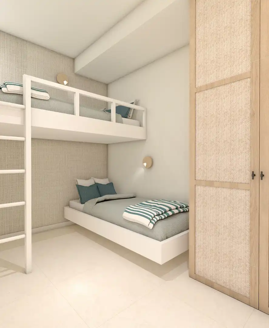 Habitación de Apartamento en venta en Pilar de la Horadada con Jardín privado, Terraza y Piscina comunitaria