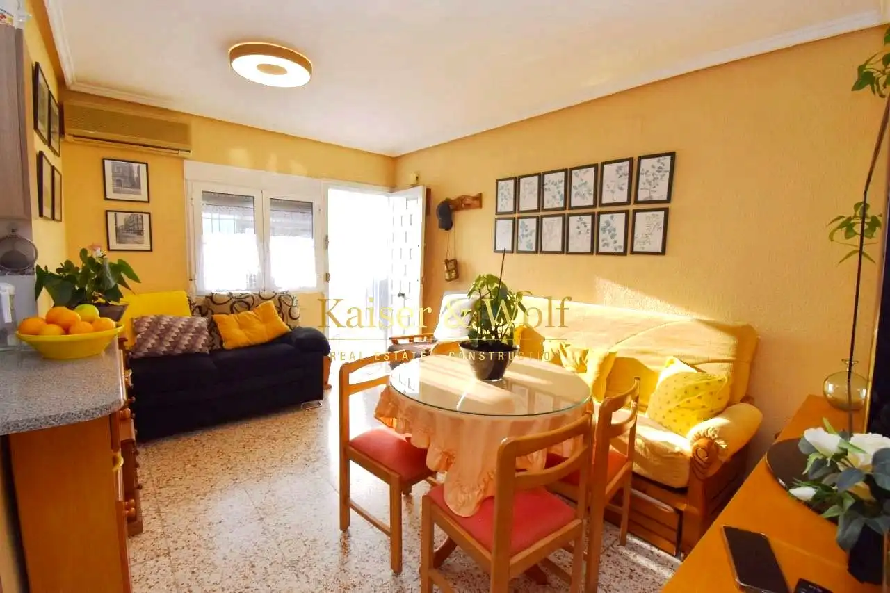 Sala de estar de Casa o chalet en venta en Santa Pola con Aire acondicionado, Terraza y Amueblado
