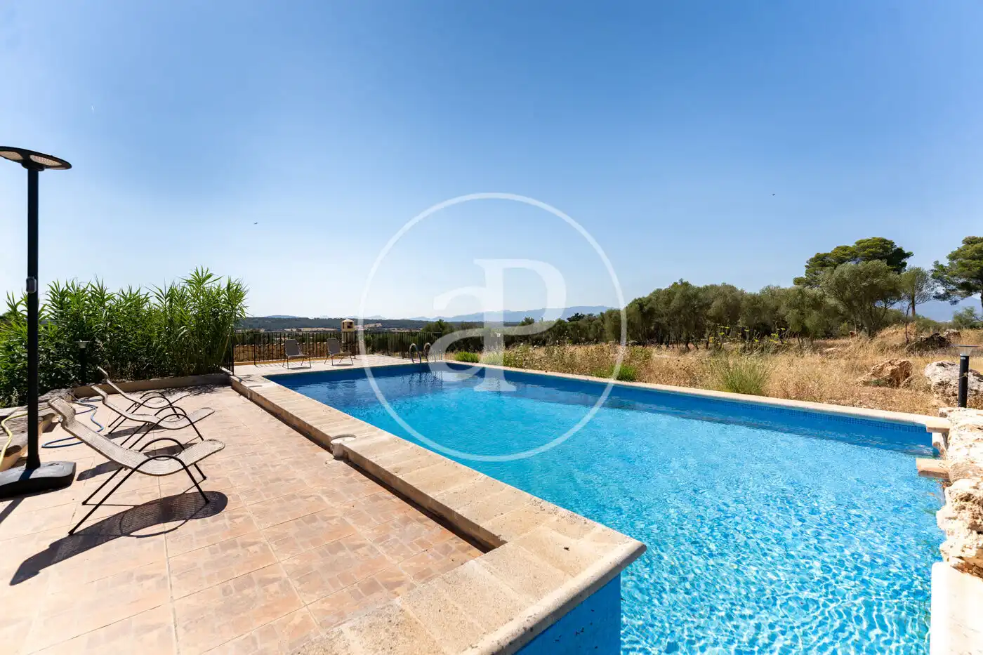 Swimming pool of Houses for rent in Sencelles  with Air Conditioner, Heating and Private garden