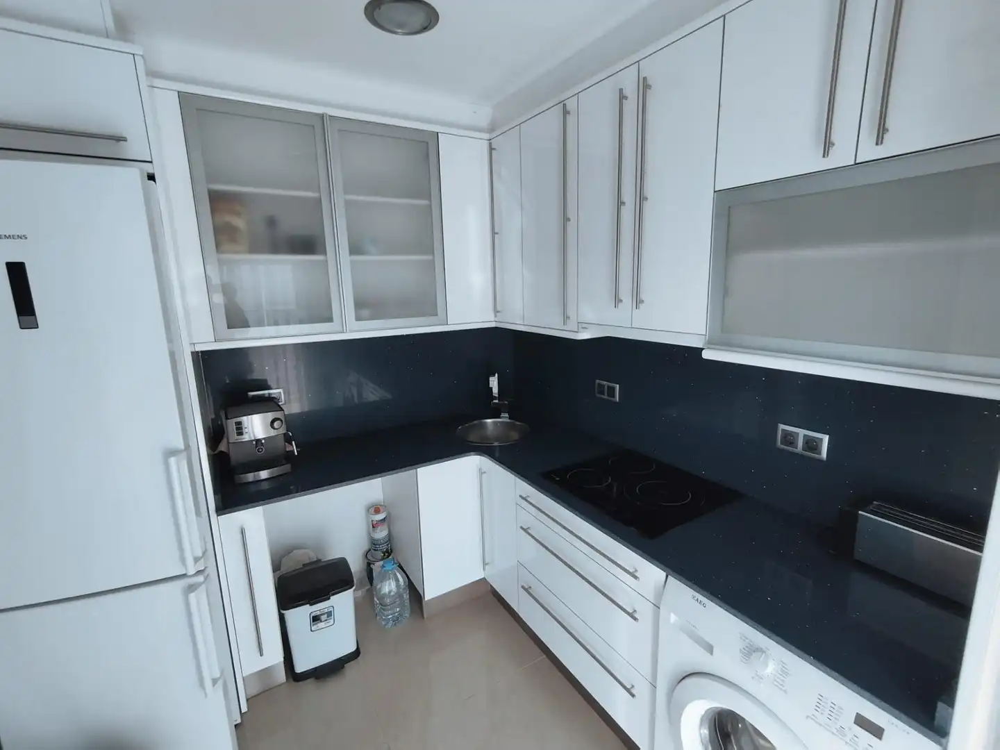 Kitchen of Flat for sale in Salou  with Heating, Private garden and Terrace