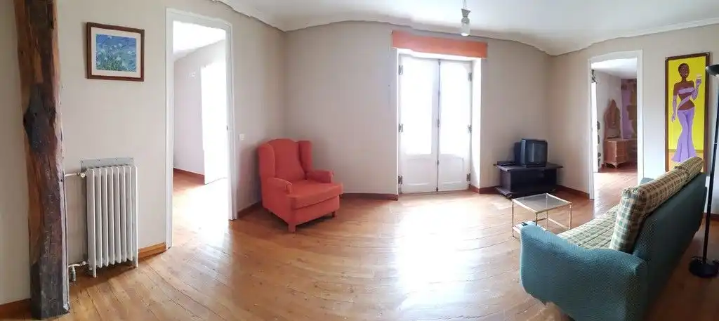 Sala d'estar de Pis en venda en Casalarreina amb Calefacció, Parquet i Terrassa