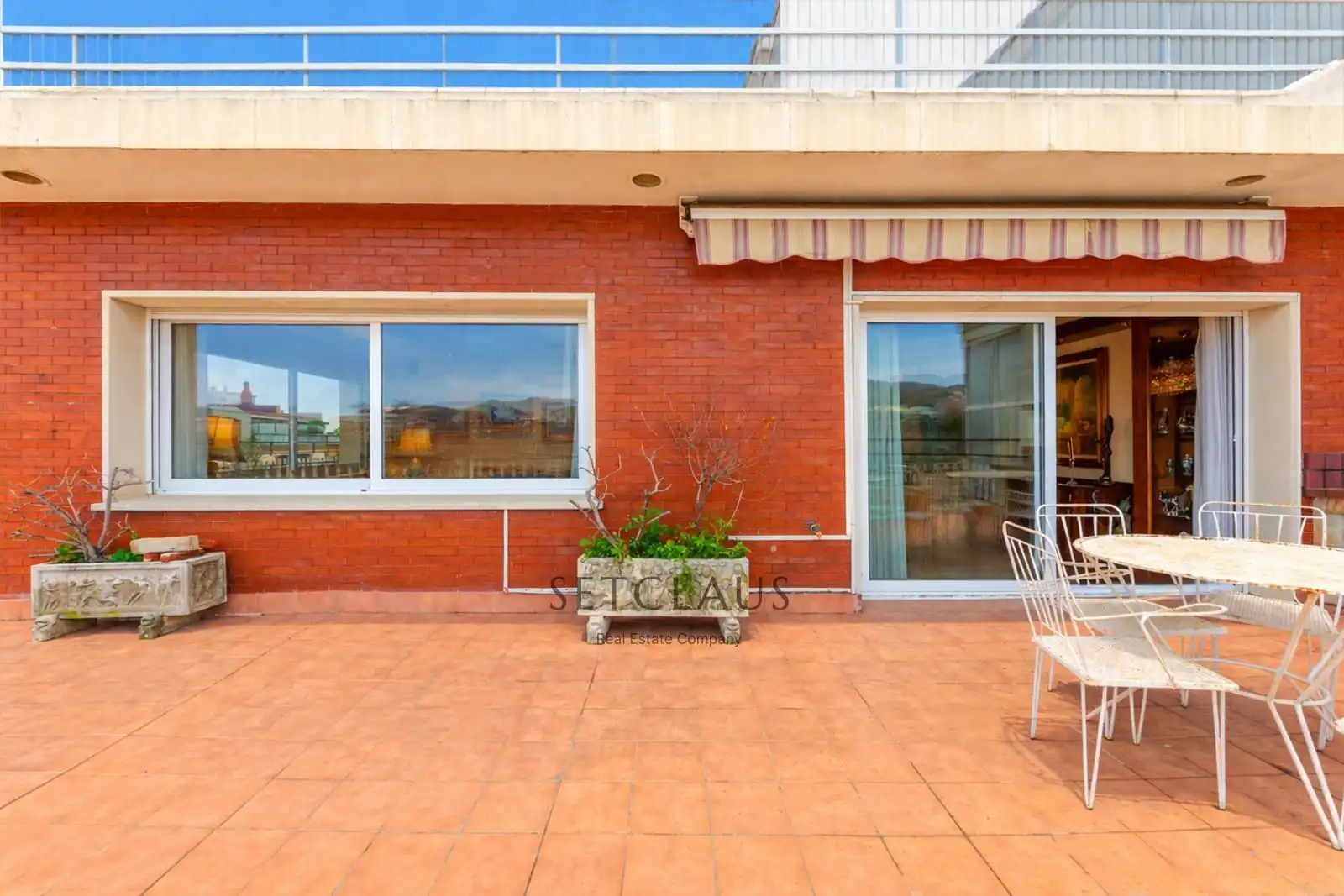 Terrasse von Dachboden zum Verkauf in Badalona mit Heizung, Terrasse und Alarm