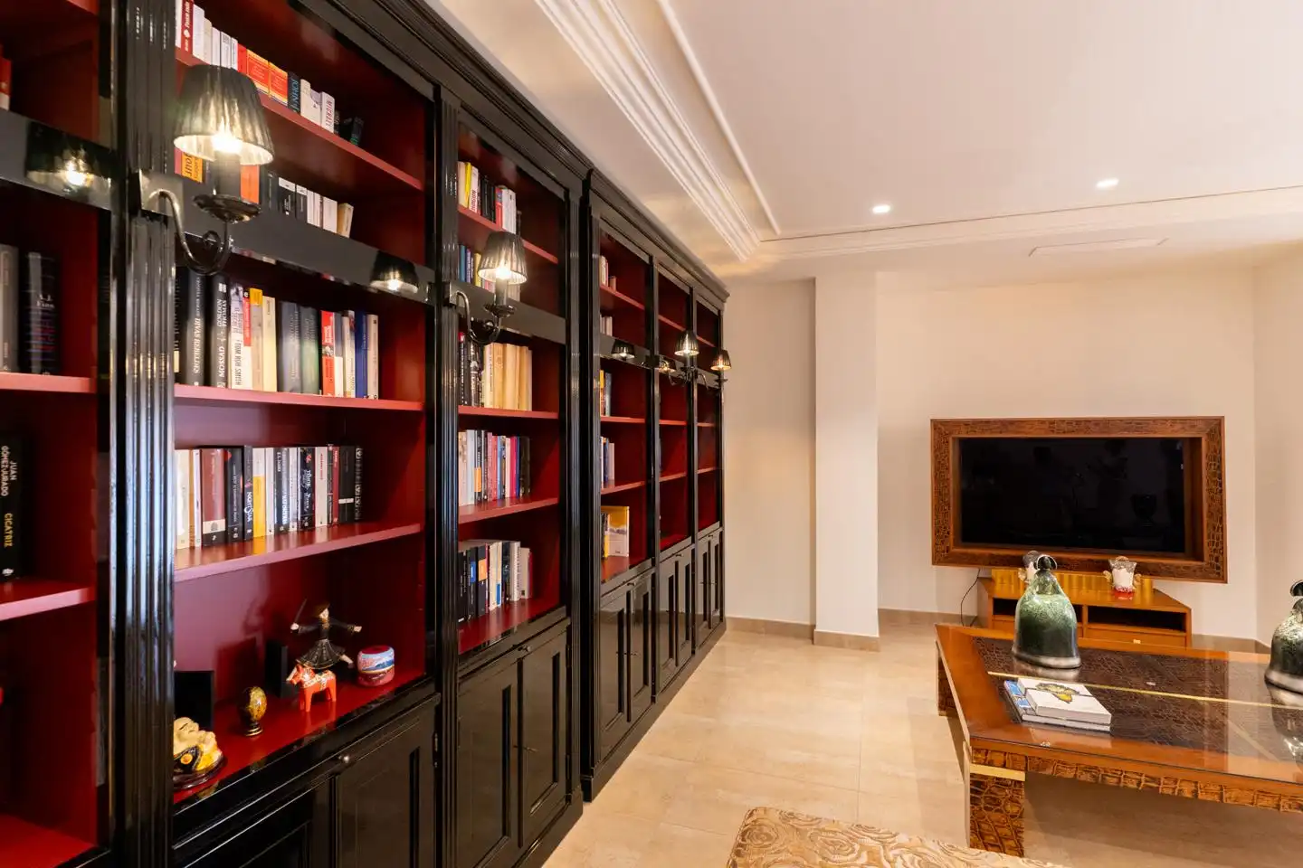 Sala de estar de Casa o chalet en venta en Elche / Elx con Aire acondicionado, Jardín privado y Parquet