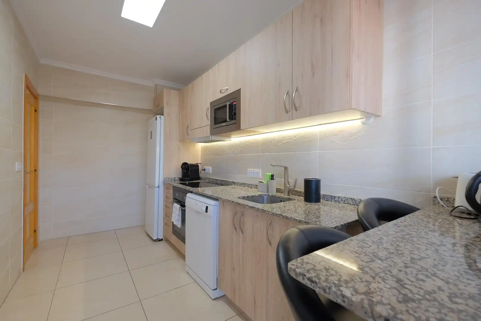 Cocina de Apartamento en venta en Calpe / Calp con Terraza y Amueblado