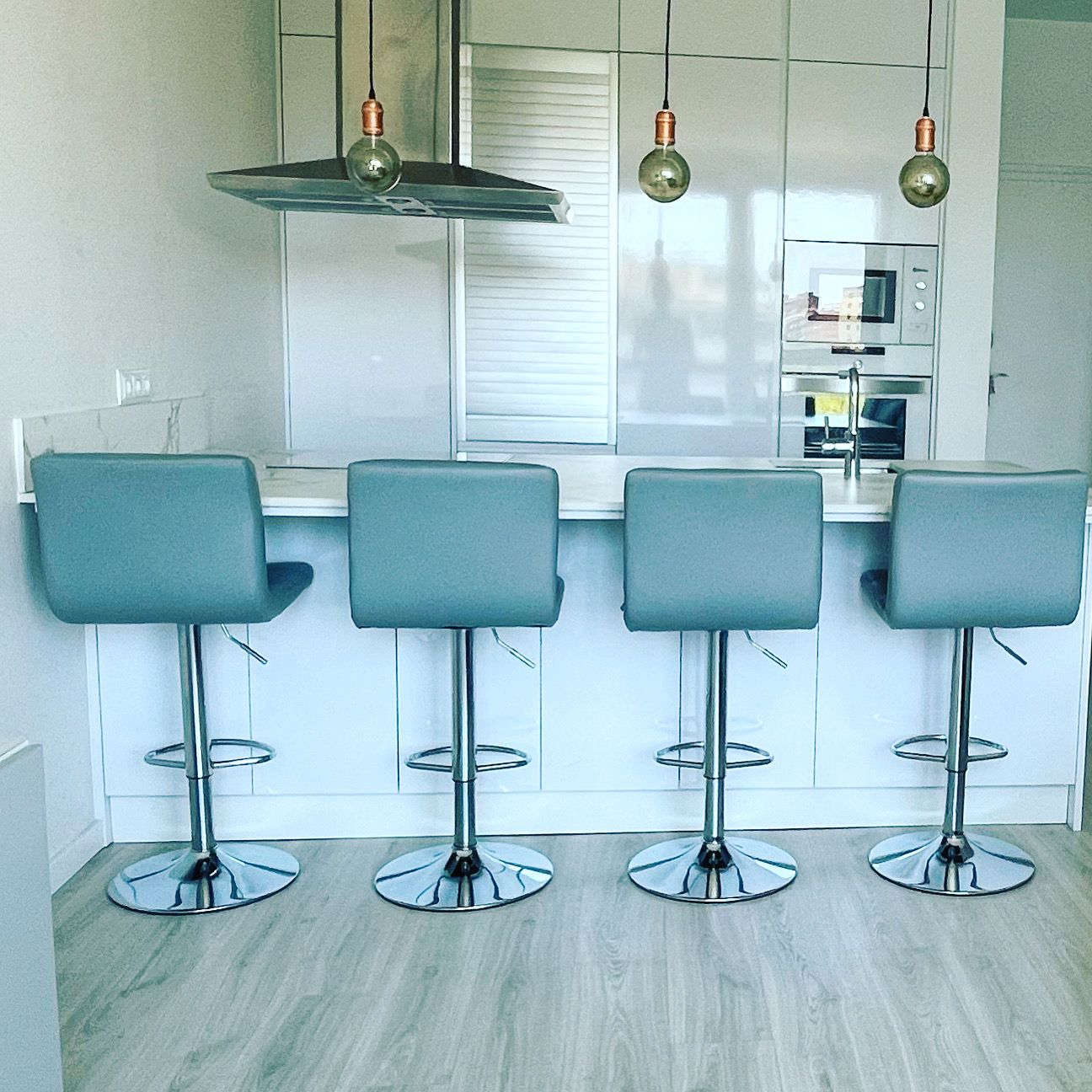 Kitchen of Flat to rent in  Barcelona Capital  with Air Conditioner, Heating and Parquet flooring