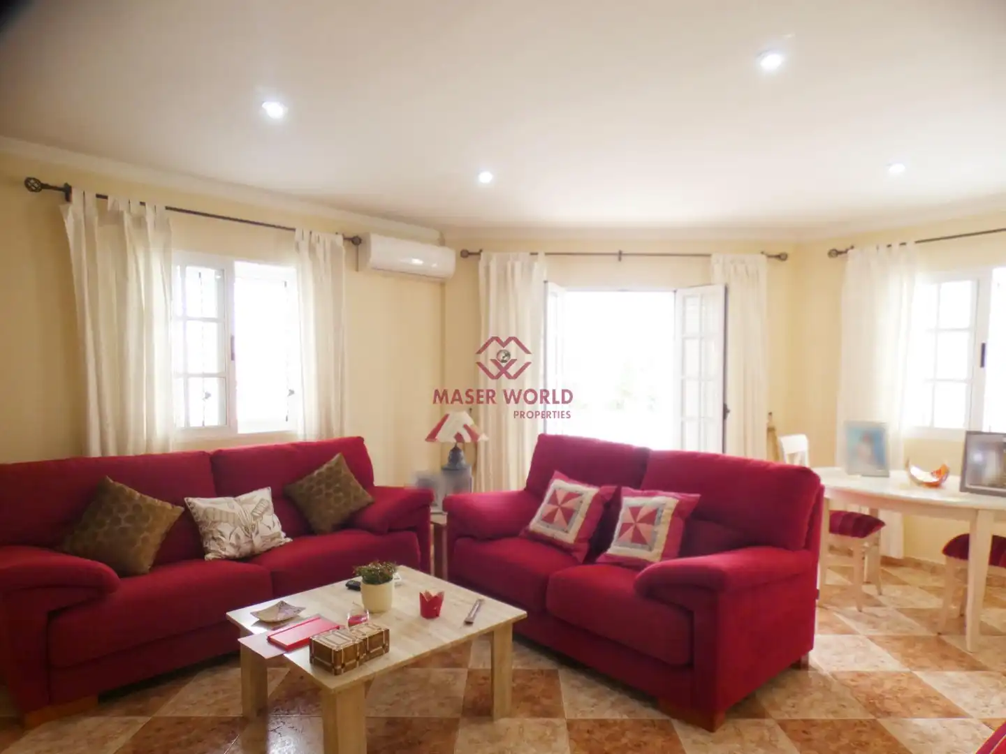 Sala de estar de Ático en venta en Mazarrón con Aire acondicionado, Calefacción y Terraza