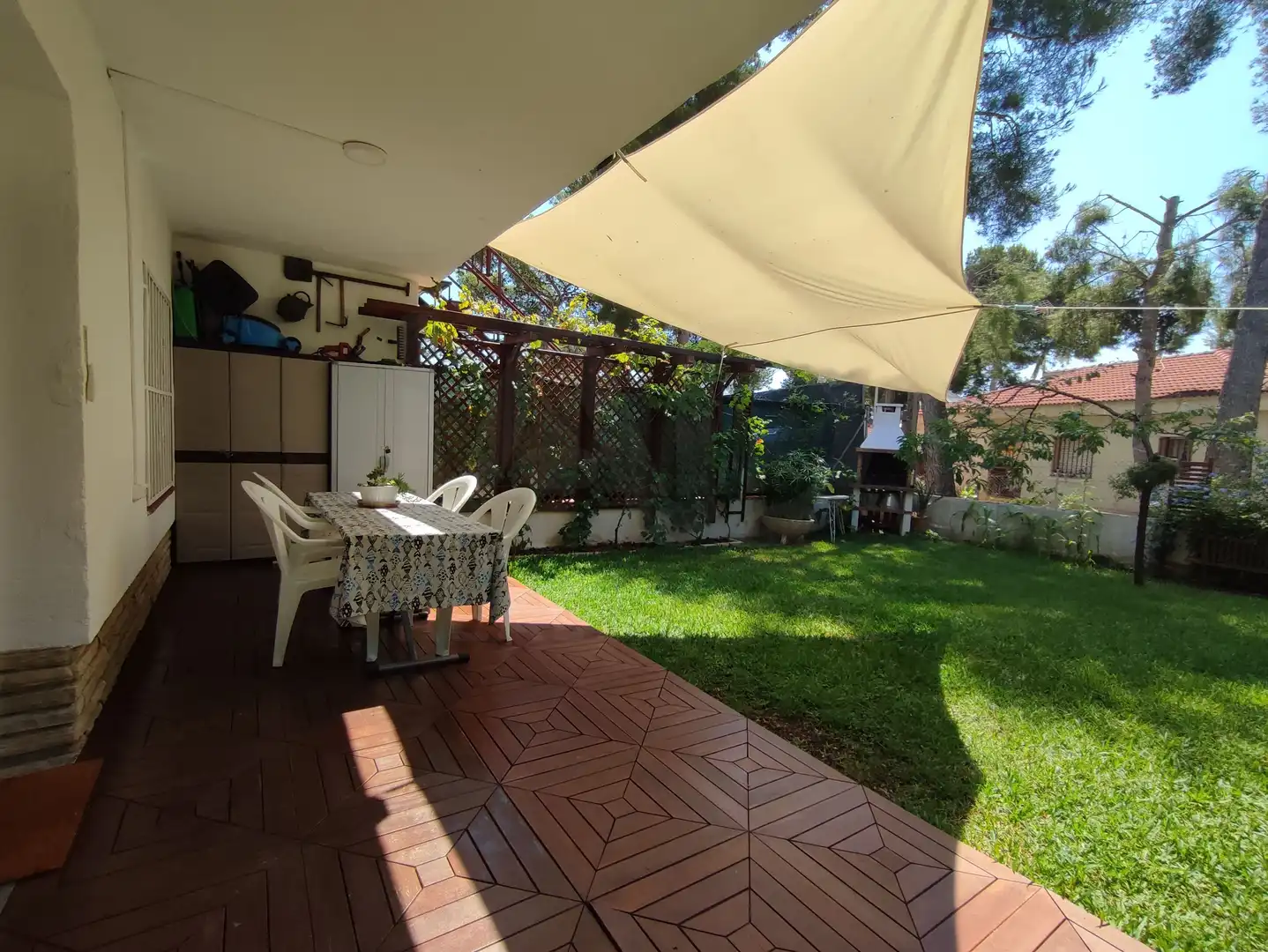 Jardí de Casa o xalet en venda en Cunit amb Aire condicionat, Calefacció i Terrassa