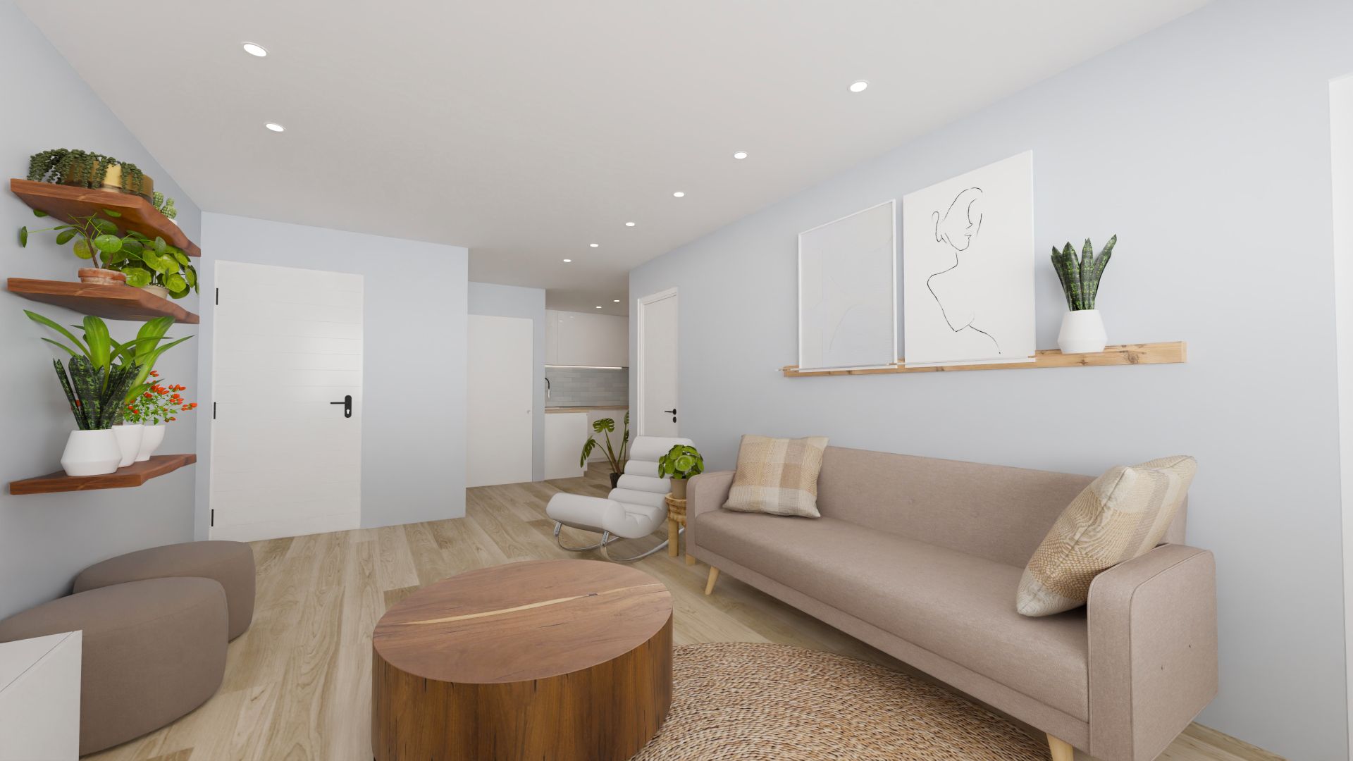 Sala de estar de Local en venta en Caldes d'Estrac con Parquet