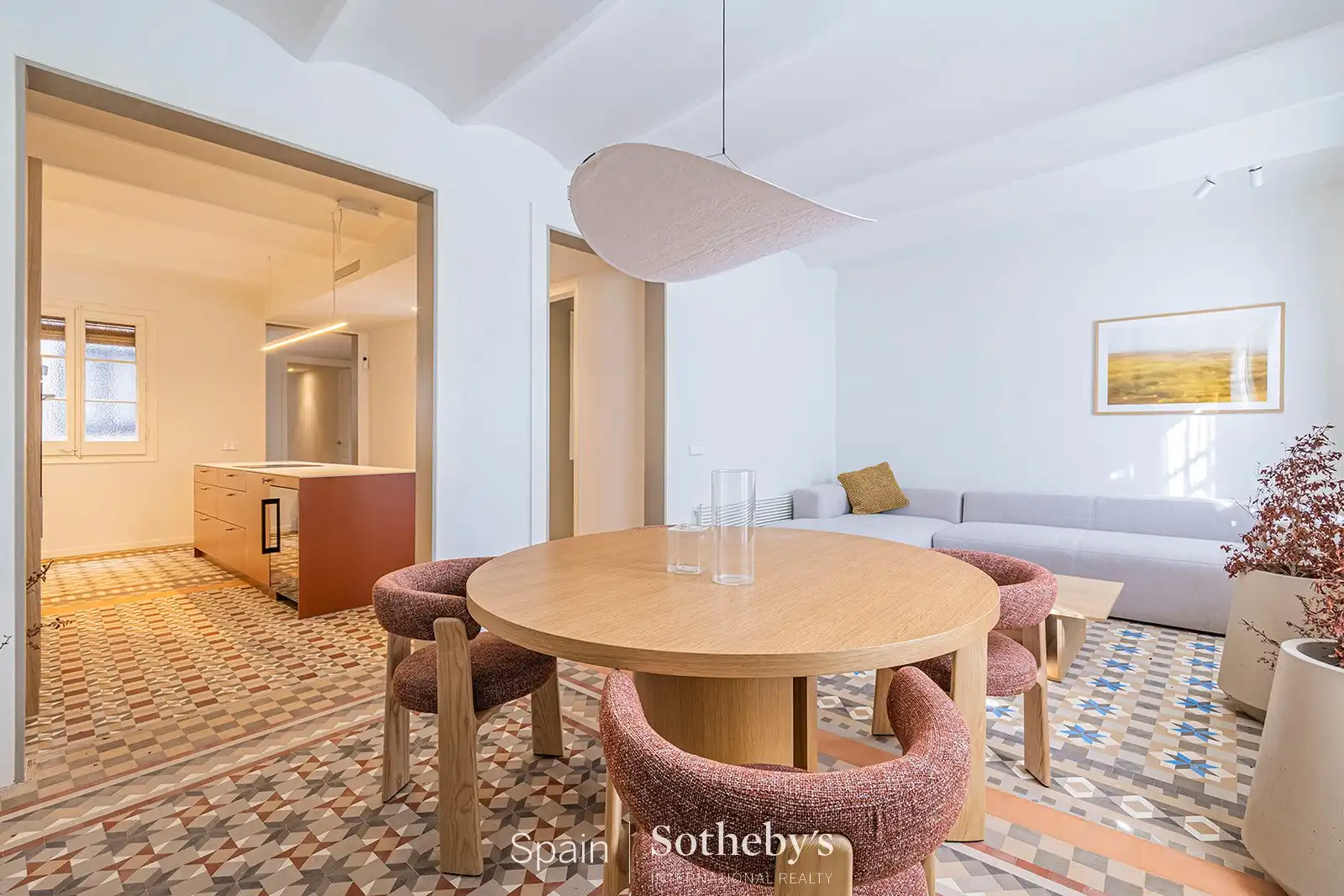 Dining room of Apartments for sale in Barcelona  with Air Conditioner and Heating