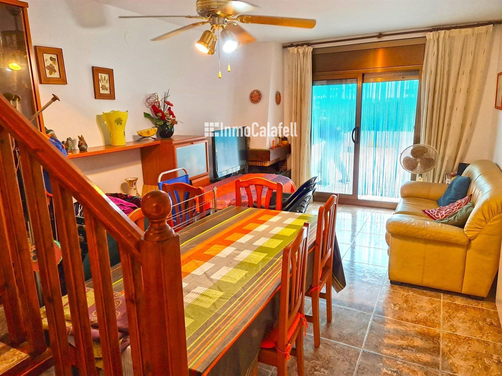 Exterior view of Single-family semi-detached for sale in El Vendrell  with Heating, Terrace and Furnished