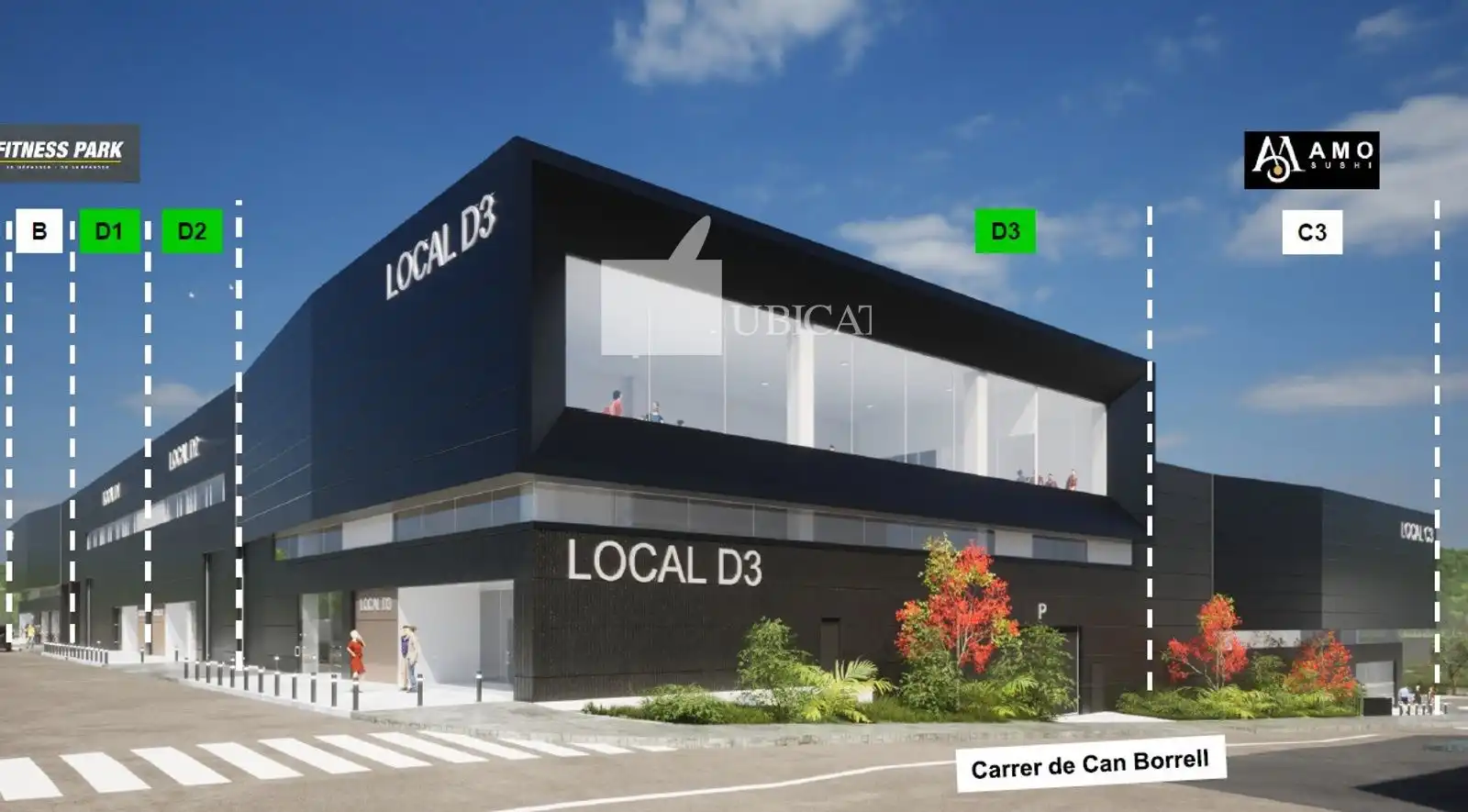 Nau industrial de lloguer a Can Borrell