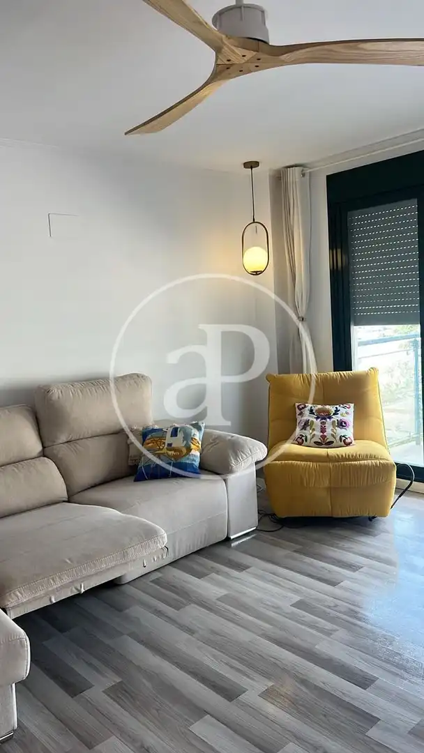 Living room of Flat for rent in La Pobla de Farnals  with Heating, Terrace and Storage room
