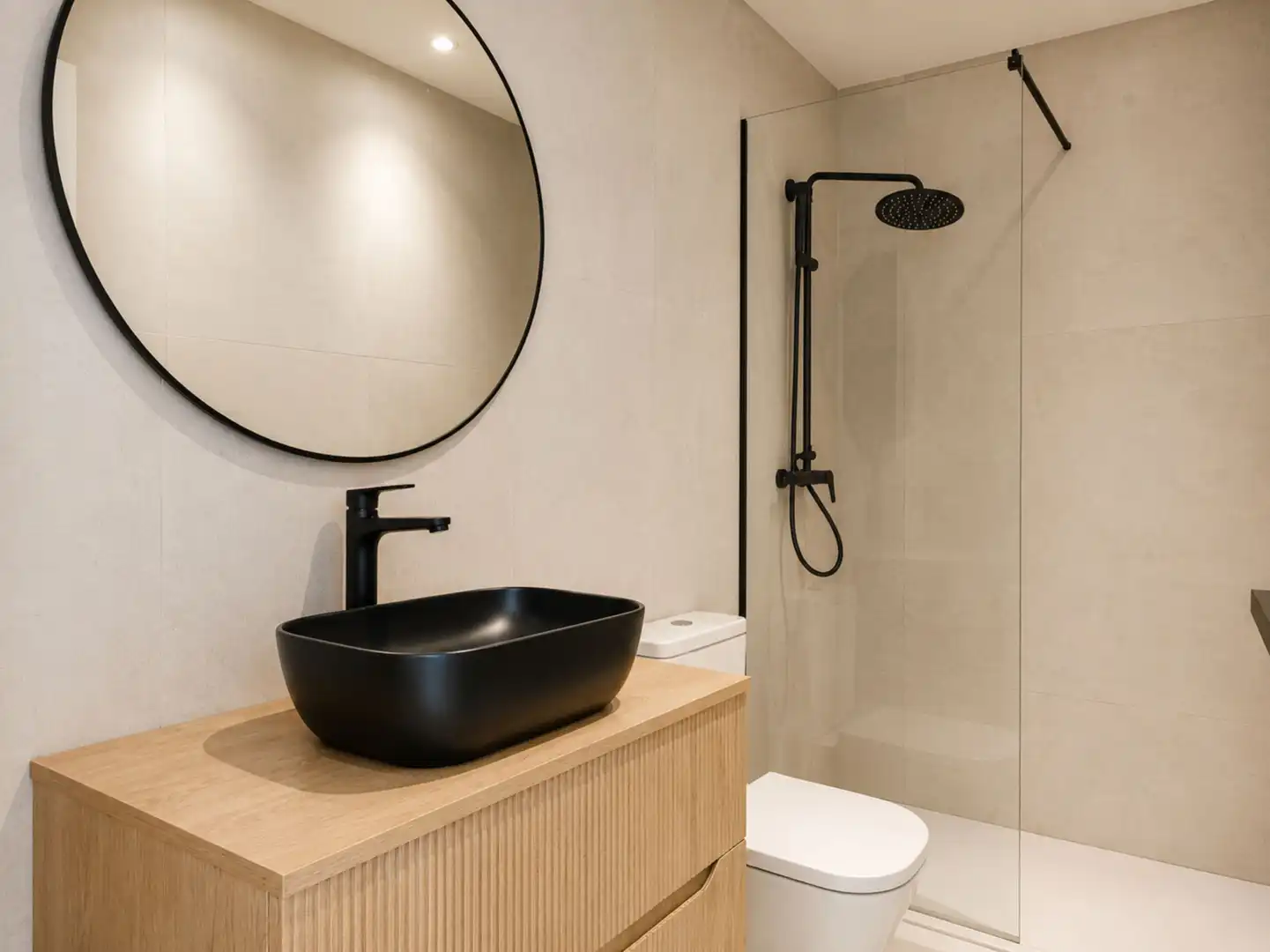 Baño de Ático en venta en Barcelona con Calefacción y Terraza
