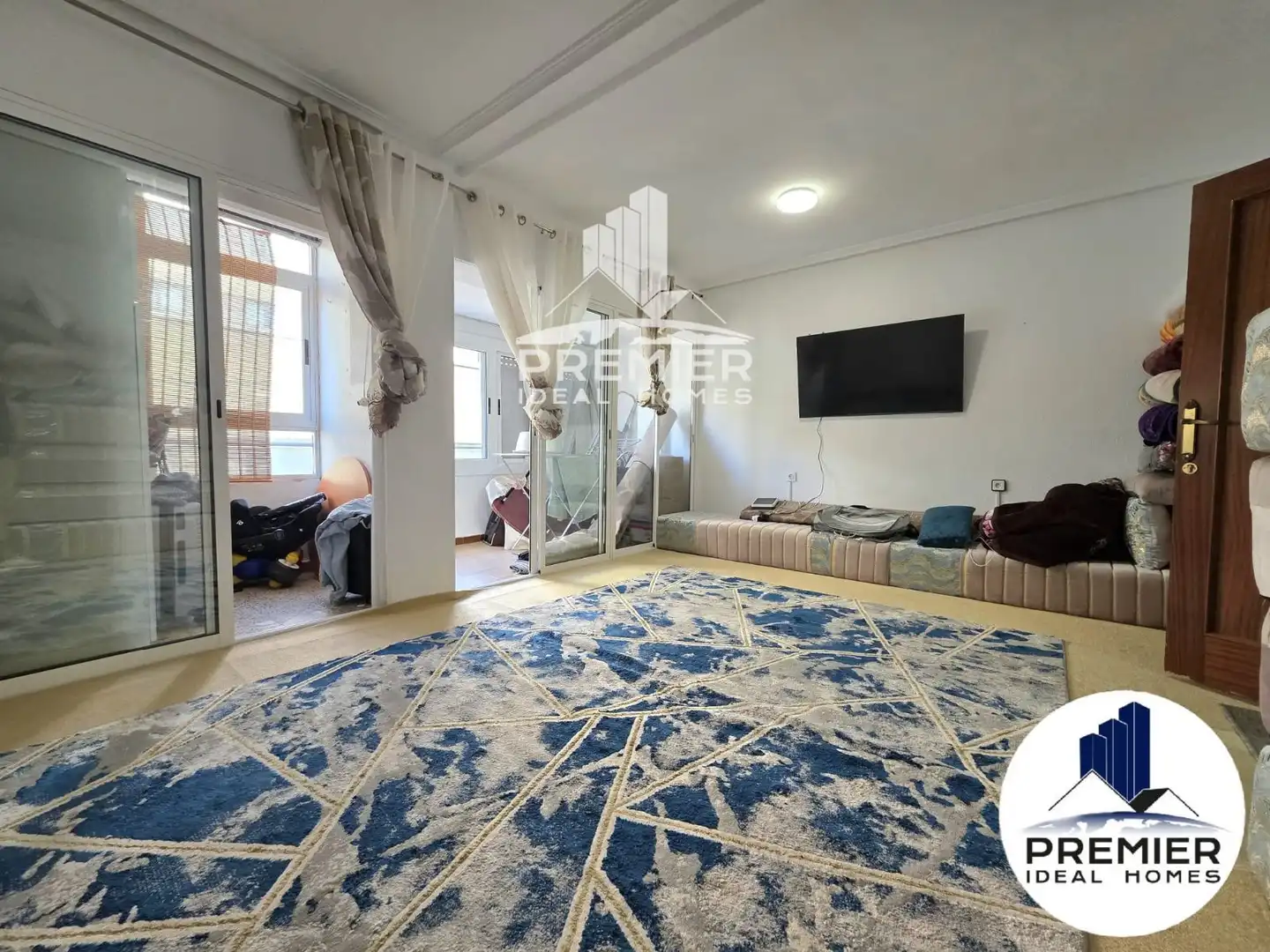 Sala de estar de Piso en venta en Elda con Terraza