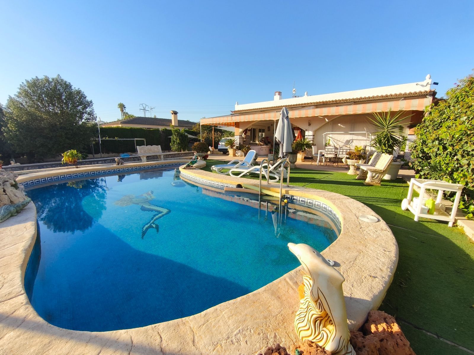 Swimming pool of House or chalet for sale in Elche / Elx  with Private garden, Terrace and Swimming Pool
