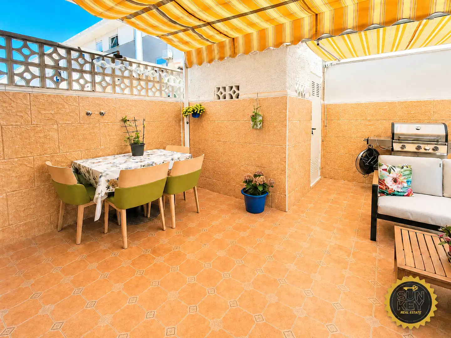Terrasse von Maisonette zum Verkauf in Mazarrón mit Möbliert