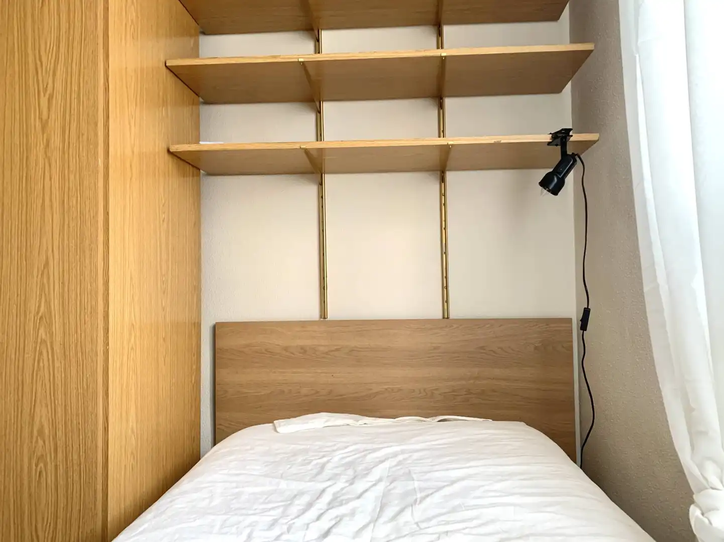 Bedroom of Flat for rent in Madrid  with Heating, Parquet flooring and Terrace