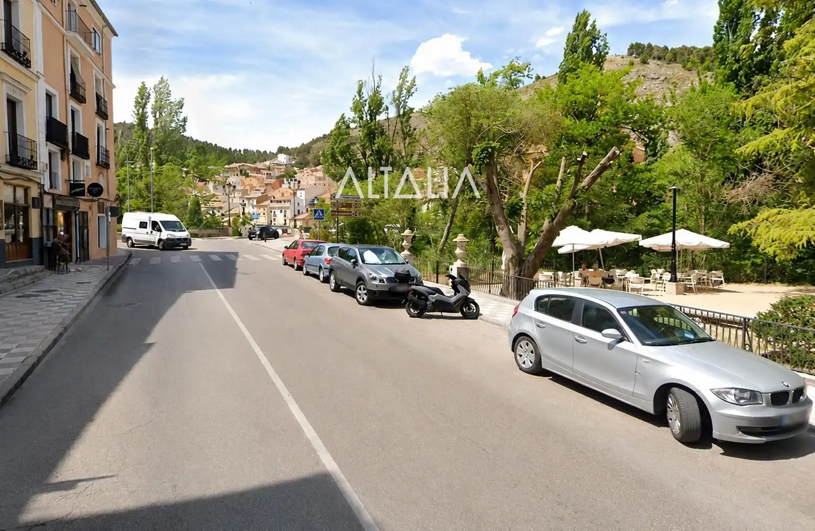 Vista exterior de Piso de alquiler en Cuenca con Calefacción y Amueblado