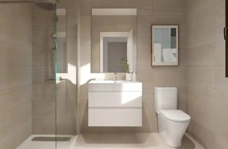 Baño de Apartamento en venta en Rincón de la Victoria con Aire acondicionado, Terraza y Trastero