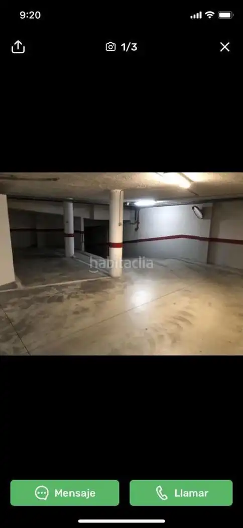 Einzelparkplatz zur Miete in Calle Sax 16