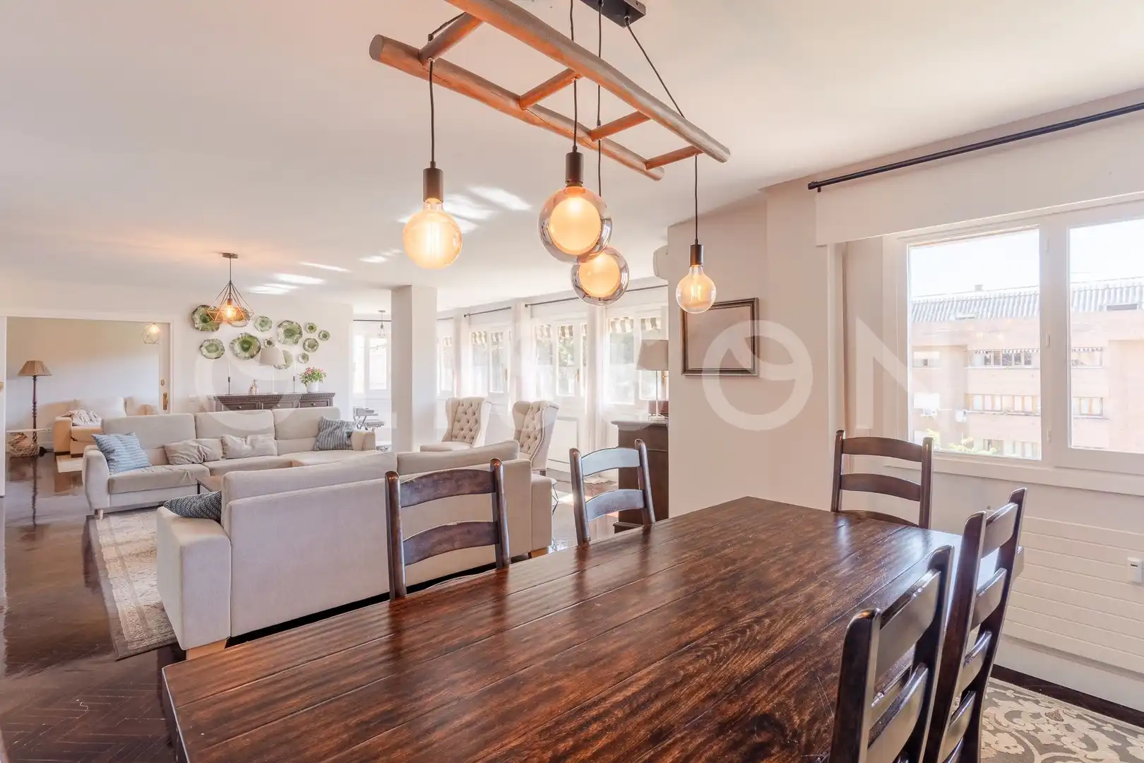 Dining room of Duplexes for sale in  Madrid Capital  with Air Conditioner, Heating and Storage room