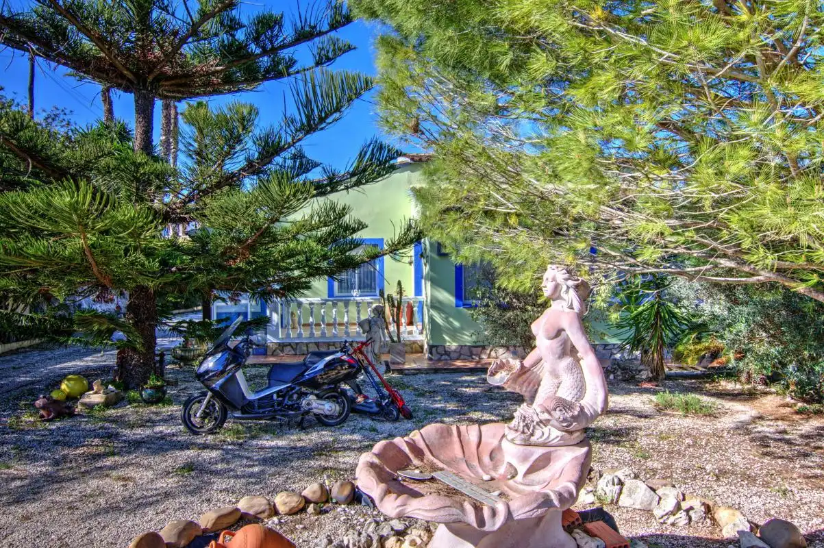Garden of Houses for sale in Benitachell / El Poble Nou de Benitatxell  with Air Conditioner, Heating and Private garden