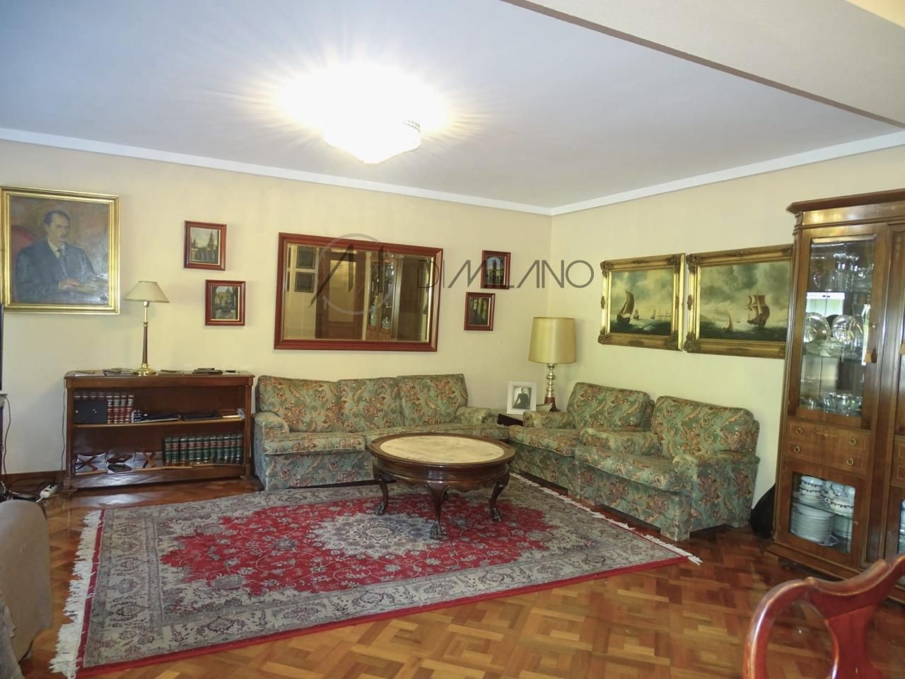 Living room of Flat for sale in Vigo   with Heating, Parquet flooring and Storage room