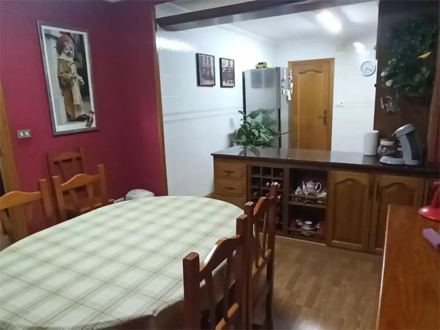 Comedor de Casa adosada en venta en Banyeres de Mariola con Parquet y Amueblado