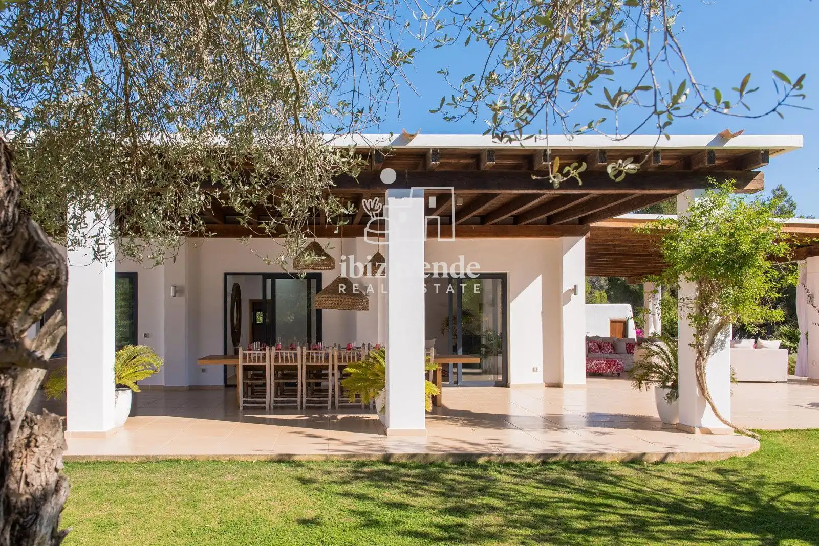 Jardín de Casa o chalet de alquiler en Santa Eulària des Riu con Aire acondicionado, Calefacción y Terraza