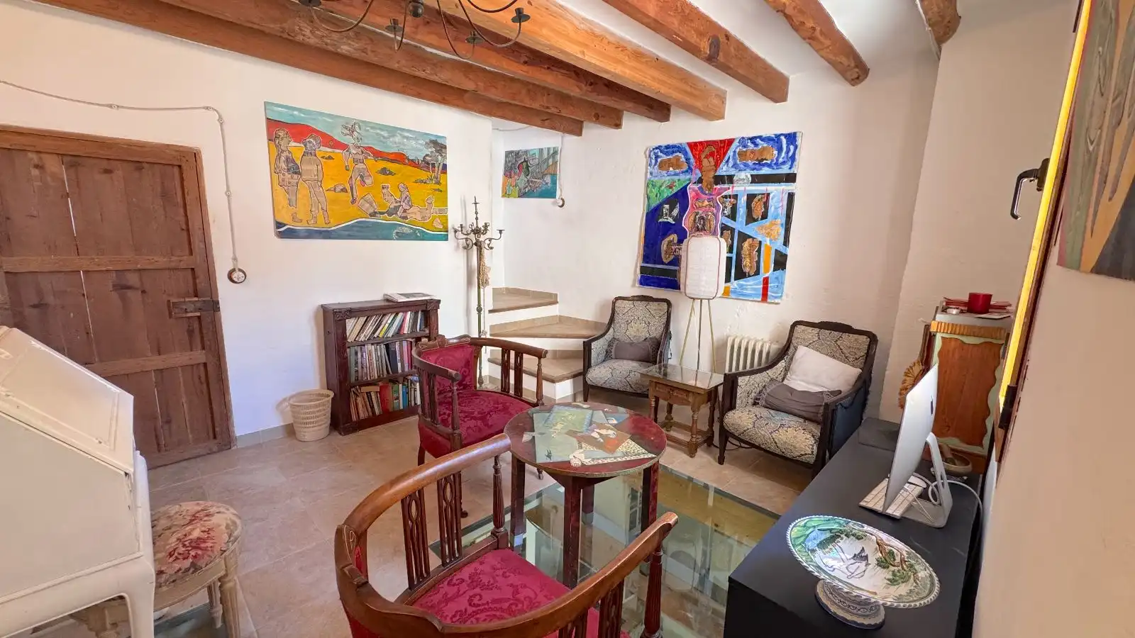 Living room of Detached homes for sale in Selva  with Air Conditioner, Heating and Terrace