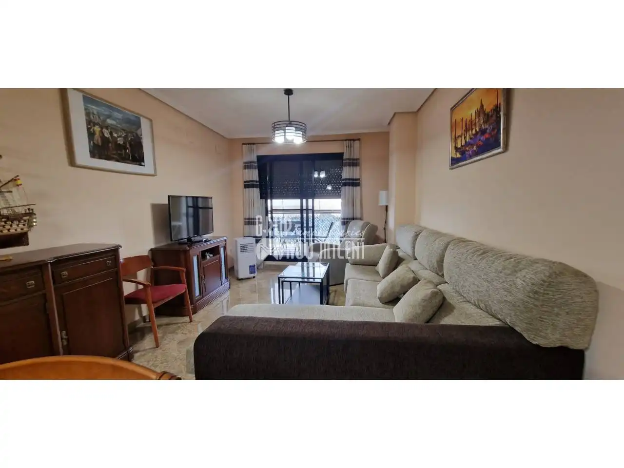 Living room of Flat for rent in Catarroja  with Air Conditioner, Heating and Terrace
