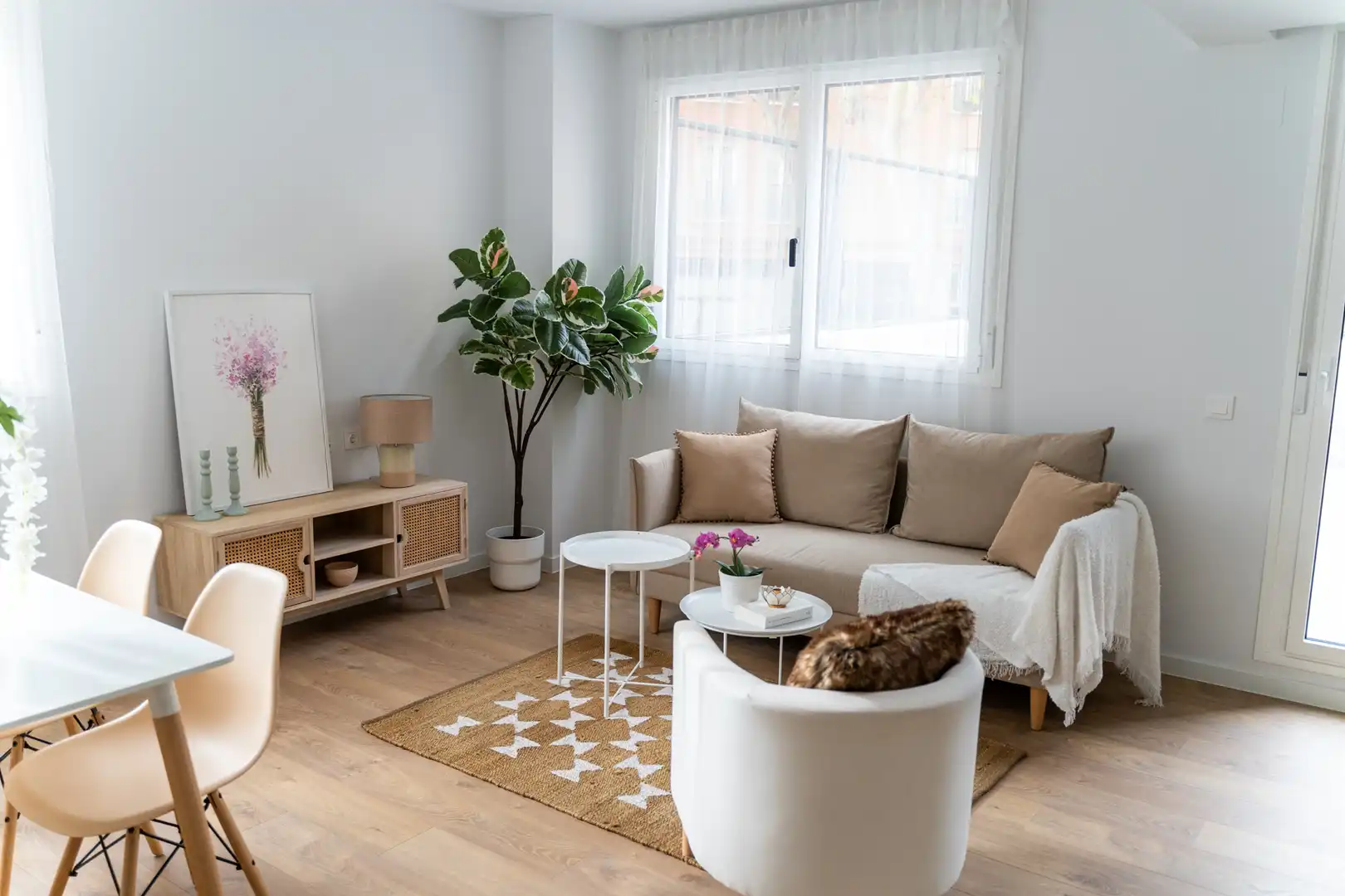 Sala de estar de Piso de alquiler en Madrid con Se aceptan mascotas