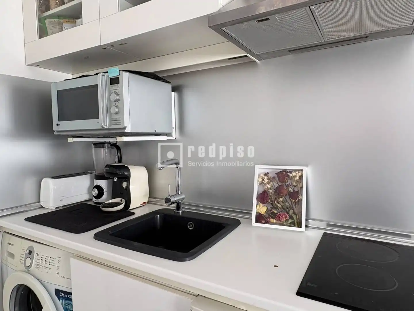 Kitchen of Study for rent in Madrid  with Air Conditioner, Heating and Terrace