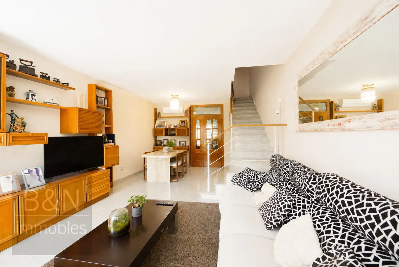 Sala de estar de Casa o chalet en venta en Terrassa con Aire acondicionado, Calefacción y Terraza
