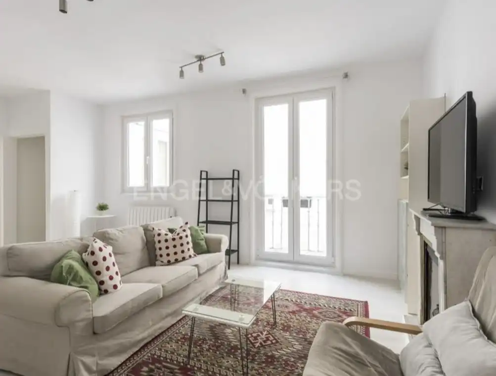 Wohnzimmer von Wohnung zum Verkauf in Madrid mit Klimaanlage, Heizung und Parkett