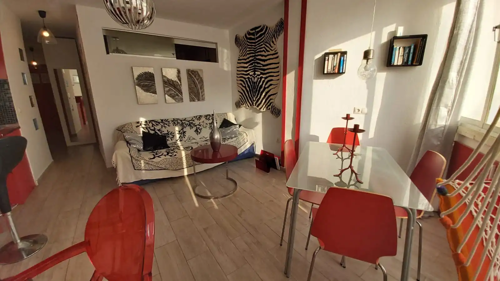 Living room of Flat for sale in Mijas  with Storage room, Furnished and Oven