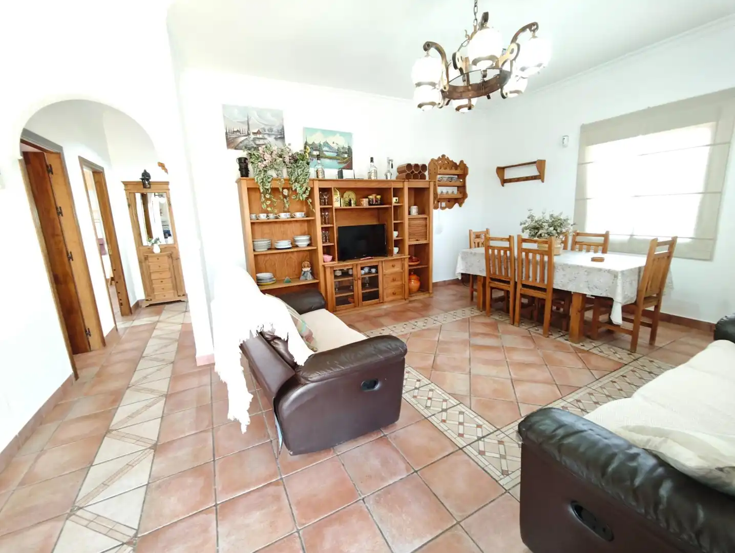 Comedor de Finca rústica en venta en Cártama con Aire acondicionado, Calefacción y Jardín privado