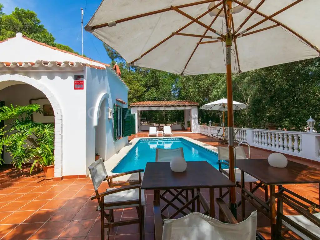 Terrassa de Casa o xalet en venda en Es Mercadal amb Aire condicionat i Piscina