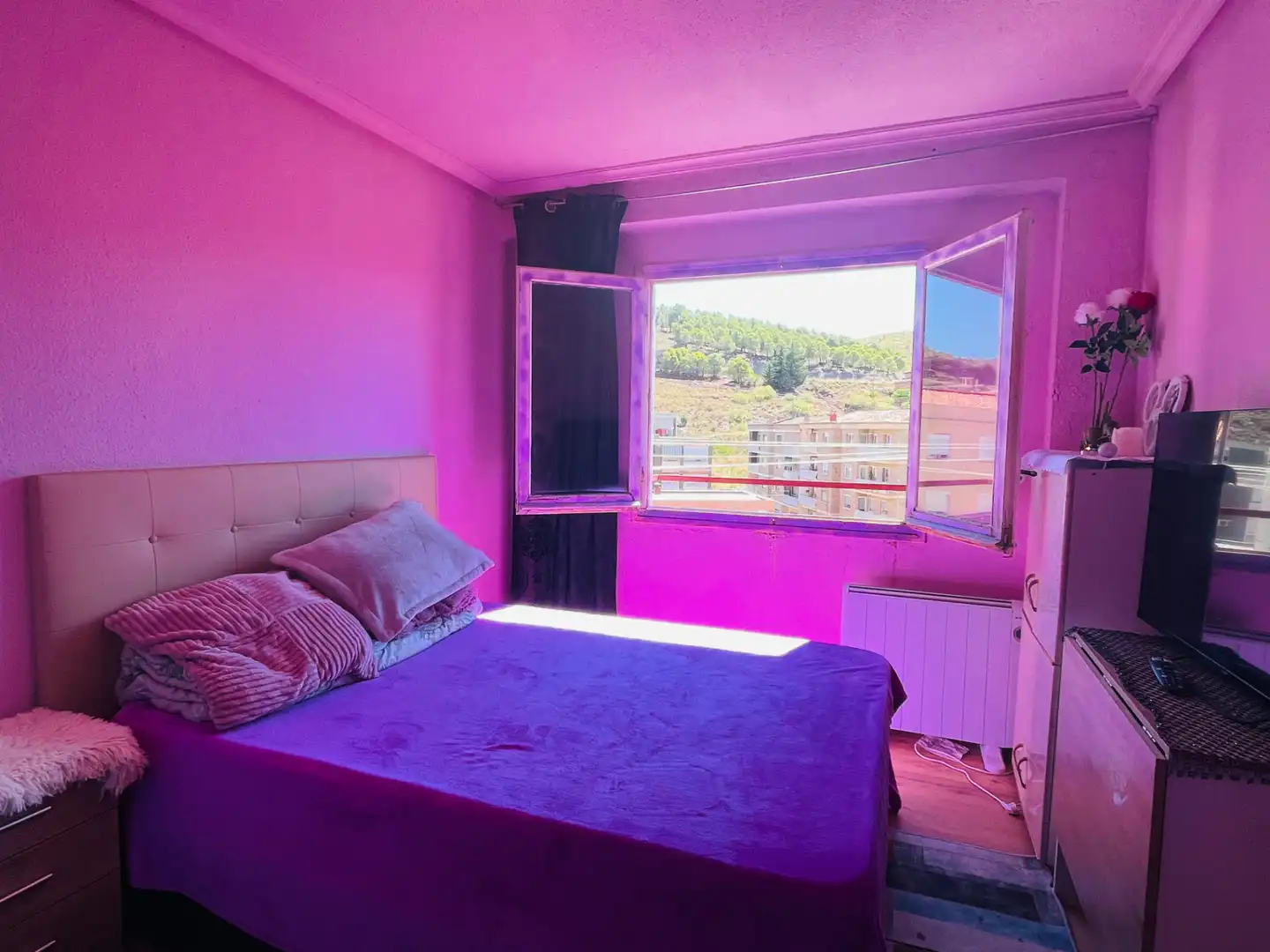 Bedroom of Flat for sale in Illueca  with Air Conditioner, Heating and Parquet flooring