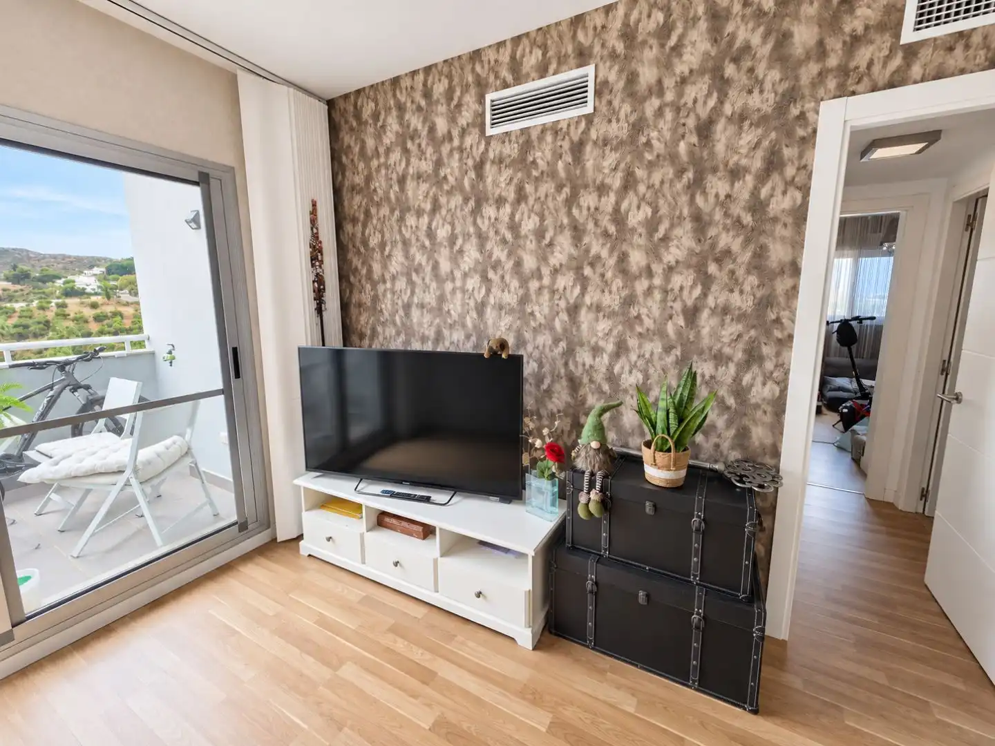 Sala de estar de Ático en venta en Fuengirola con Aire acondicionado y Terraza