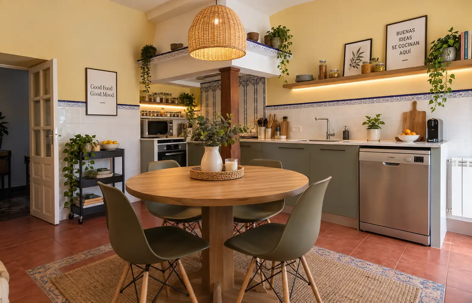 Cocina de Casa o chalet en venta en Los Santos de la Humosa, Madrid