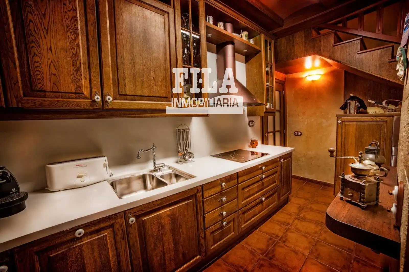 Cocina de Casa o chalet en venta en Gallocanta con Calefacción, Terraza y Amueblado