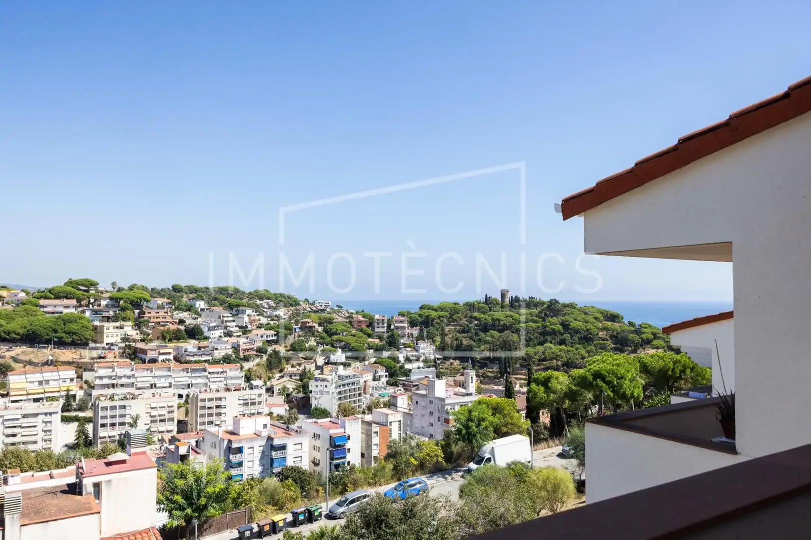 Vista exterior de Casa adosada en venta en Caldes d'Estrac con Aire acondicionado, Calefacción y Terraza