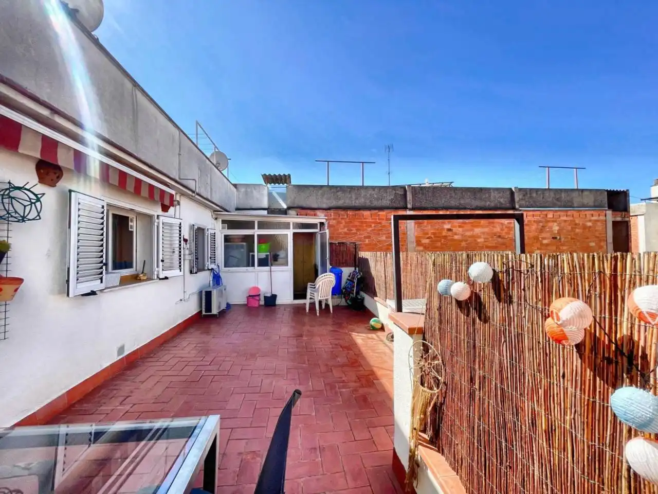 Terrasse von Dachboden zum Verkauf in Cerdanyola del Vallès mit Klimaanlage, Heizung und Parkett