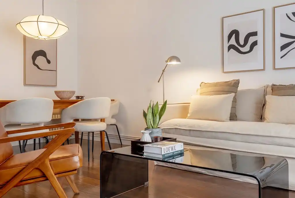 Living room of Apartments for sale in Barcelona  with Air Conditioner, Heating and Parquet flooring