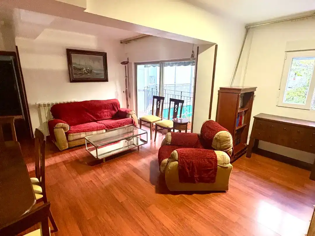 Sala d'estar de Pis en venda en  Madrid Capital amb Terrassa