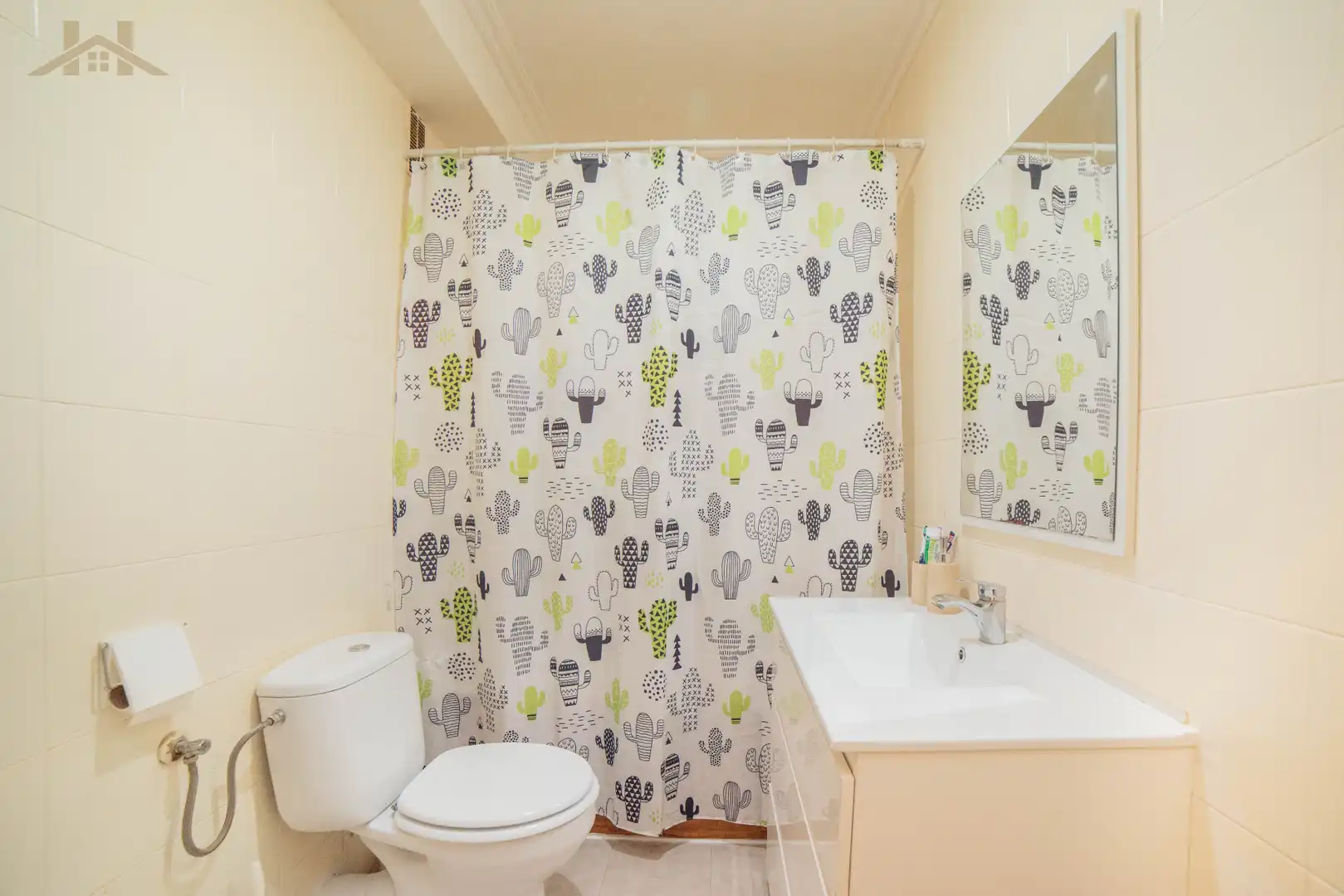 Badezimmer von Wohnung zum Verkauf in Ciempozuelos mit Klimaanlage und Terrasse