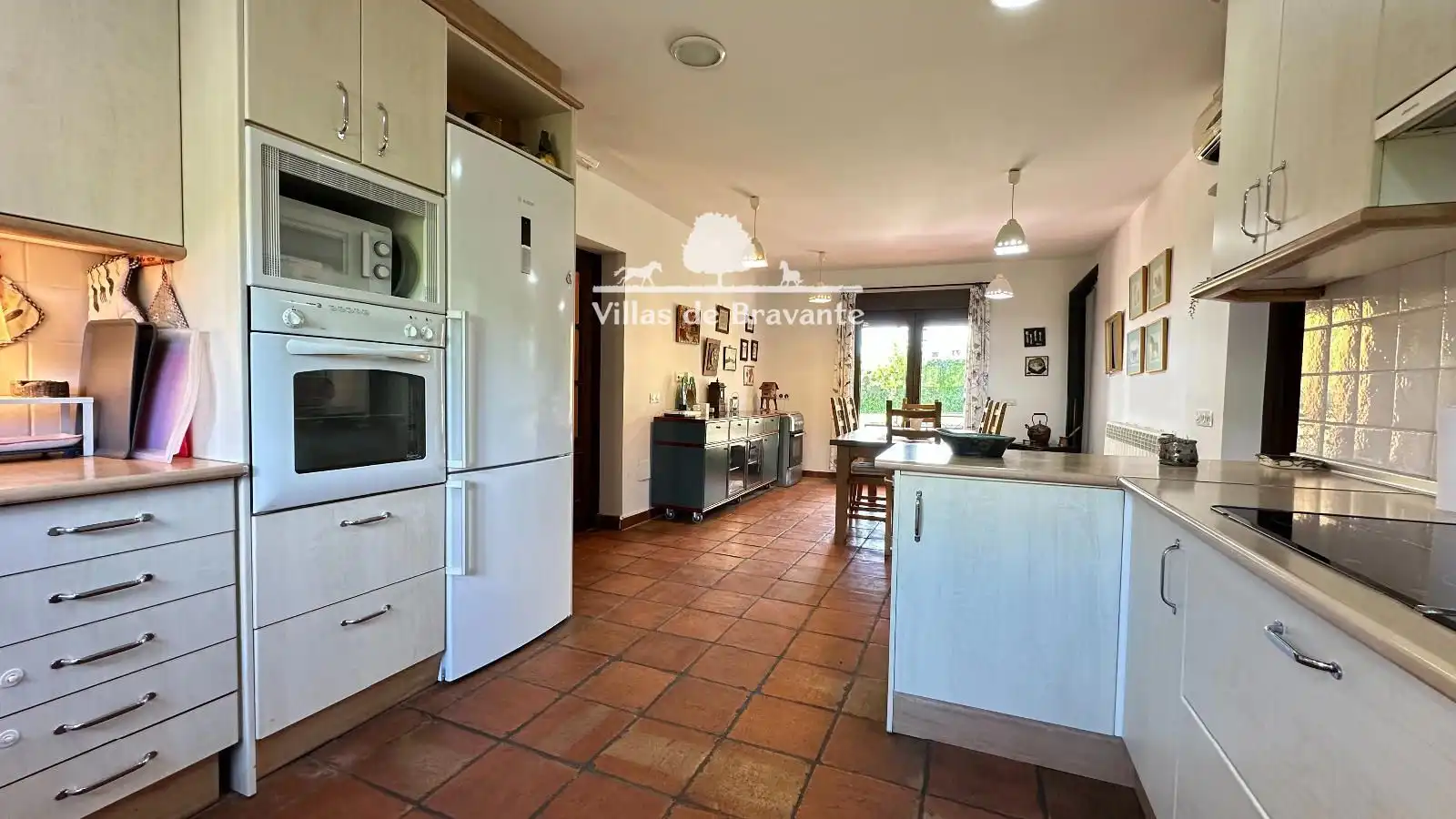 Kitchen of Houses for sale in Villanueva de la Cañada  with Air Conditioner, Heating and Parquet flooring